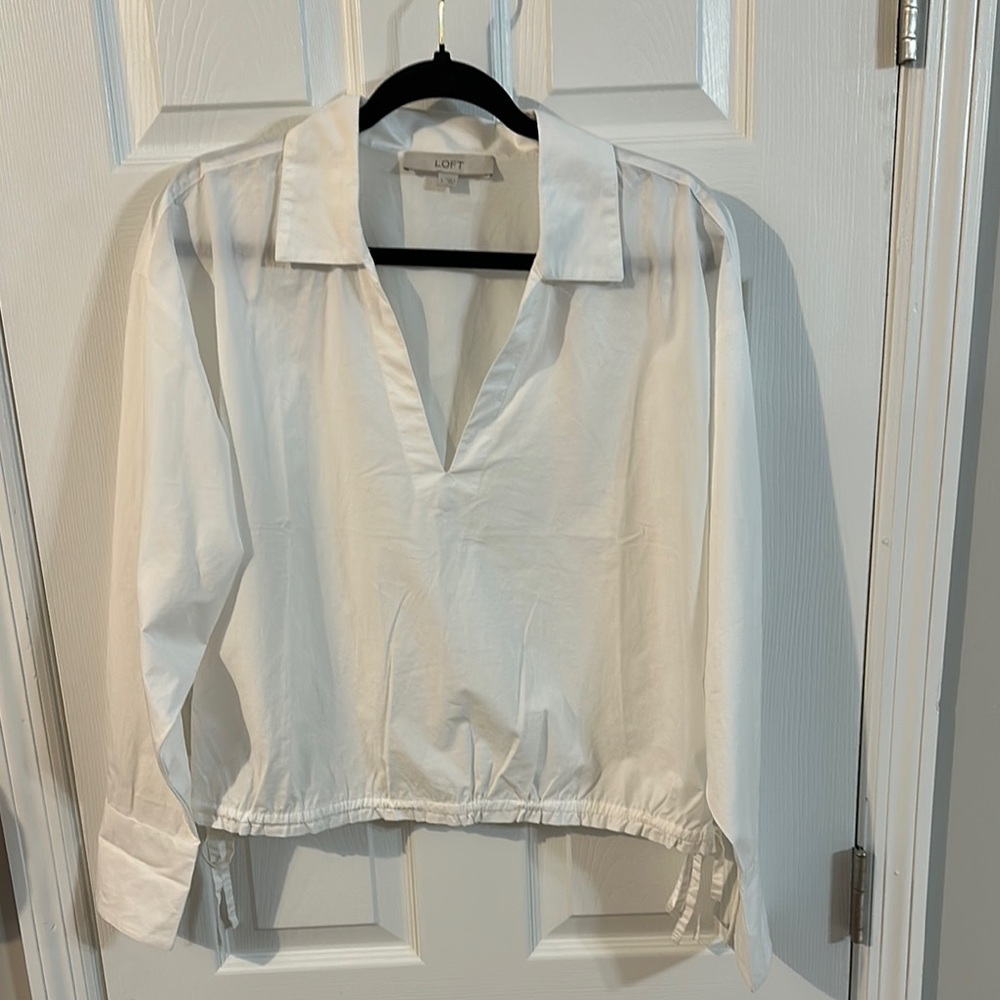 Loft White Women's Top